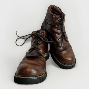 Ariat Canyon 17728 Damen-Westernstiefel braun Leder rund geschnitten Schnürung Größe US 7 - Bild 1 von 11