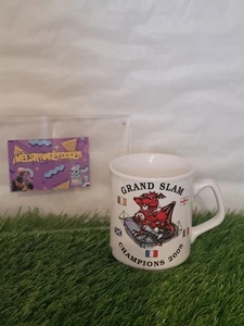 Vintage 2005 Wales Triple Crown Grand Slam Rugby Union Six Nations Cymru Mug - Picture 1 of 16