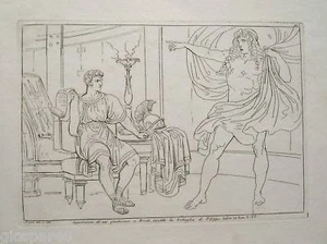 ISTORIA ROMANA:Bartolomeo PINELLI.#97.Bulino/Rame1821.! - Imagen 1 de 1