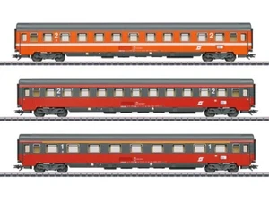 MARKLIN 42894 H0 Set 3 carrozze FD 264 "Mozart" ÖBB: Bmz + Amz, ep IV (AC, Club) - Imagen 1 de 1