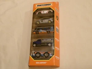 Matchbox 5 Vehicle Pack – 70 Years Anniversary MBX Airport 2022 – Brand New - Picture 1 of 6