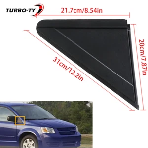 Aplique de bandera espejo Black Town & Country R/H apto para Grand Caravan 2008-2020 - Imagen 1 de 13