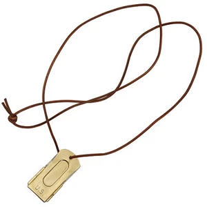 U.S. D-Day Paratrooper Cricket Clicker Brass Sound Maker w/ Leather Cord - Picture 1 of 6