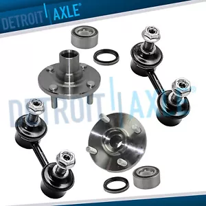 Front Wheel Bearing & Hub Sway Bars for 93-02 Toyota Corolla Chevrolet Geo Prizm - Picture 1 of 7