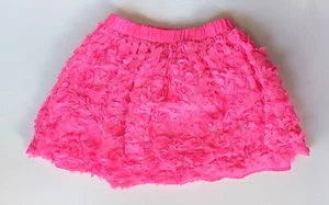 The Children's Place Size 5 / 6 Layered Lined Tutu Skirt Neon Berry Flower Pink - Picture 1 of 5