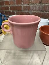 fiesta ware Retired Color-ROSE -  Ring Handle Mug- 1st Quality