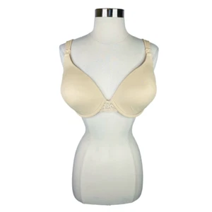 Motherhood Maternity Nude Nursing Bra Size 40E Pregnancy Comfortable Adjustable - Picture 1 of 7