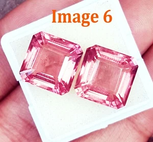 9 To 11 Ct Alexandrite 5 Color Changing Loose Gemstone Pair Certified R313 - Picture 1 of 6