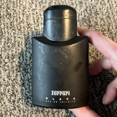 FERRARI NEGRO para Hombres 2.5 OZ 75 ml EDT Colonia Spray Hecho en Italia De Colección Foto 1 de 2