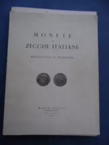 MEDIEVAL AND MODERN ITALIAN MINT COINS AUCTION MILANO CATALOG 1962-M.RATTO - Picture 1 of 2