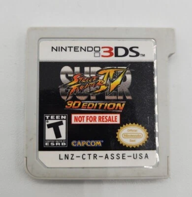Nintendo 3DS Super Street Fighter IV: 3D Edition Not For Resale Demo Tested Rare - Image 1 of 2