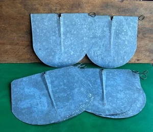 8 Vintage Sap Bucket COVERS Galvanized LIDS Maple Syrup - Picture 1 of 1
