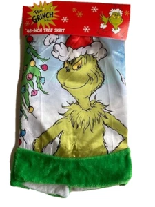 How The Grinch Stole Christmas 48" Christmas Tree Skirt Dr Seuss FREE SHIPPING - Picture 1 of 4