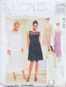 9145 McCall's Gr. C (10,12,14) UNCUT FACTORY FOLDED Misses Kleid 1997 - NEU #200 - Bild 1 von 2