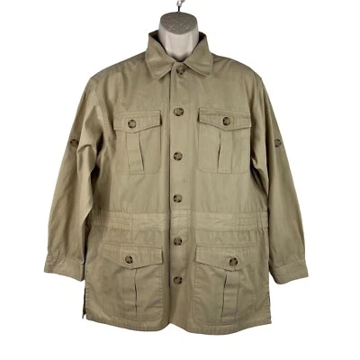 Vintage Duke Haband Shirt Mens Medium Kahiki Utility Chore Shacket  - Image 1 of 4