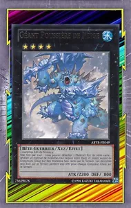 Géant Poussière de Neige ABYR-FR049 Eau Bête-Guerrier XYZ Effet Niveau 4 YGO - Imagen 1 de 1