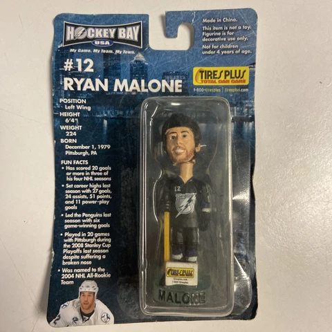 TB Lightning 12 Ryan Malone Mini Bobblehead Hockey Game Stadium Figurine 2 Tampa Cover