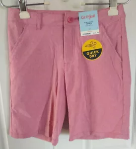 Cat & Jack Shorts Youth Size 12 Pink Quick Dry Polyester Blend Stretchy - Picture 1 of 5