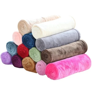 washable Towels throw Towel Soft Fleece Towel Throw - Picture 1 of 116