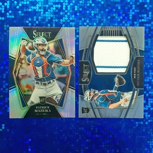 2022 Panini Select Patrick Mazeika Jumbo Patch HRJS-PM Select Silver Prizm #115 - Picture 1 of 7