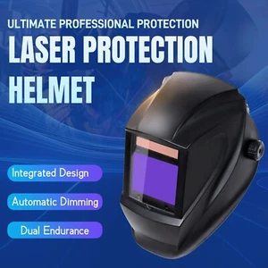 OD8+ Laser Protection Helmet Mask Eye and Face Protective Mask for Laser Working - Imagen 1 de 11