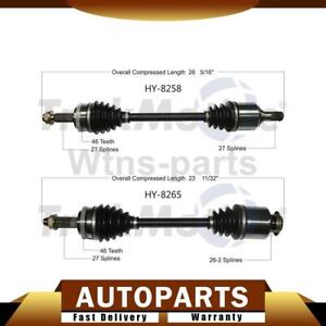 Front CV Joint Axle Shaft 2PCS For 2014-2016 Kia Forte5 1.6L FWD