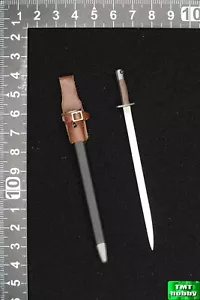 1:6 Scale DID B11013 WWI British Lance Corporal Tom - Metal Bayonet w/ Scabbard - Picture 1 of 3