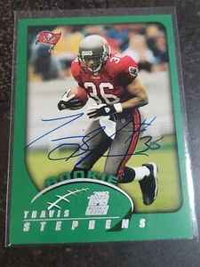 RARE 2002 Topps Travis Stephens RC Hand Signed On Card Auto Autograph Buccaneers - Picture 1 of 3