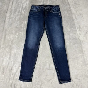 Silver Jeans Suki Skinny Damen Größe 27x29 (31x29) Denim Blue Jeans - Bild 1 von 12