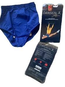 Nuovo slip Danskin platino blu royal taglia small elasticizzato tecnico stile nylon 2910 - Foto 1 di 1