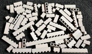 LEGO 100g Dark Grey Bricks Building Blocks 1x Mixed Pieces Bundle Lot 1x4 1x6 - Picture 1 of 4