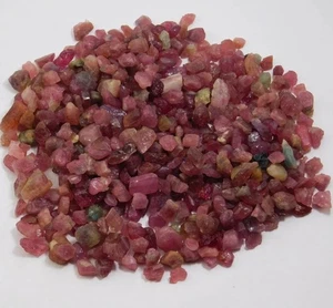 Certified 50 Ct Natural Tourmaline Rough Lot Mixed Color Loose Gemstones - Picture 1 of 7
