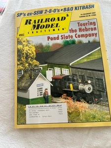 Railroad Model Craftsman Magazine August 2007 B&O Kitbash SP SSW 2-8-0 - Picture 1 of 2