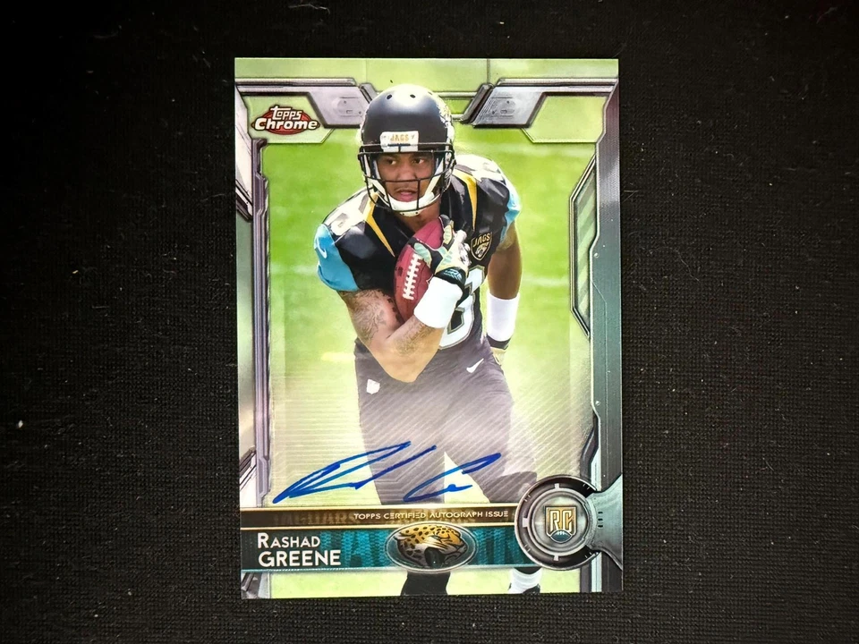 Rashad Greene 2015 Topps Chrome Auto Autograph Rookie Jacksonville Jaguars D47 - Image 1 of 1