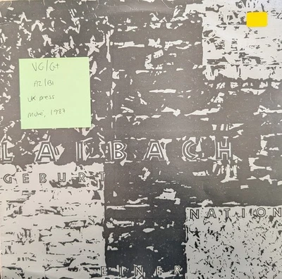 Laibach Geburt Einer Nation Vinyl Record VG/G+ 12 MUTE 60 1987 - Image 1 of 2