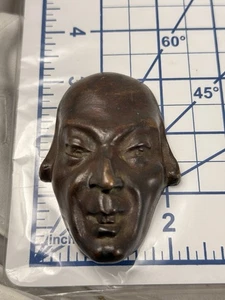 Gorham Co.  Bronze QBRK Paperweight Hanging Profile Head Bust Antique - Picture 1 of 10