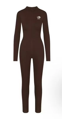 Talla mediana- The North Face X SKIMS Body Refina Cocoa Foto 1 de 3