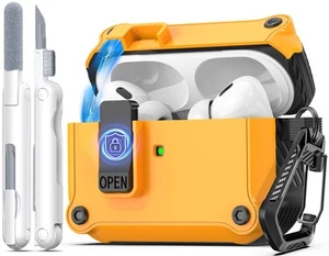 Compatible avec AirPods Pro 2 gen Auto Pop-up Cover avec kit de Nettoyage pou... - Photo 1 sur 8