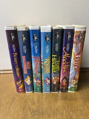 Disney Black Diamond VHS Lot (7 Total) Foto 1 de 3