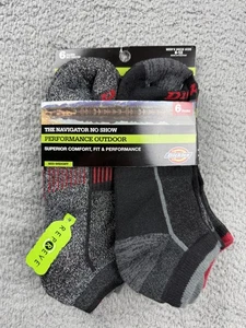 Dickies Socken Herrensocken Größe 10-13 schwarz grau Navigator unsichtbar 6 Paar REPREVE - Bild 1 von 5