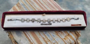 De colección Segunda Guerra Mundial Era Marines de Estados Unidos Plata Esterlina Sweetheart Pulsera Clarinete Prendedor Militar - Imagen 1 de 19
