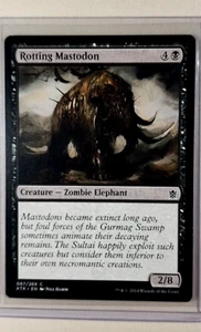 2014 MTG Magic the Gathering Khans of Tarkir #87 Rotting Mastodon KTK WOTC - Picture 1 of 3