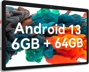 Tablet 10 inch Android 13 Tablets, 6GB RAM 64GB ROM, Android Tablet 1280 * 800 - Picture 1 of 7