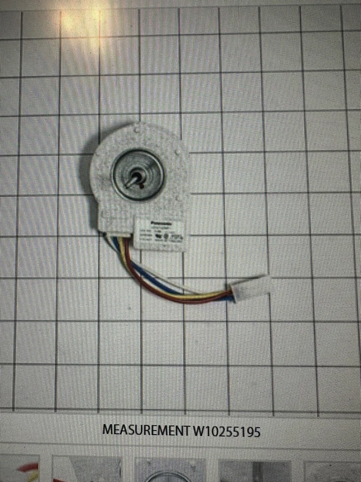 NUEVO GENUINO OEM KITCHENAID WHIRLPOOL Refrigerador Evap Motor W10822580 Foto 1 de 2