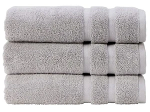 Christy Bath Towel Designer Signum 100% Combed Cotton 675GSM Plush Dove Grey - Picture 1 of 2