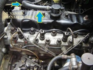 OIL VAPOUR EMANATION TUBE MAHINDRA JEEP CJ340DP CJ540DP MM540DP PEUGEOT XDP 4.90 - Picture 1 of 6