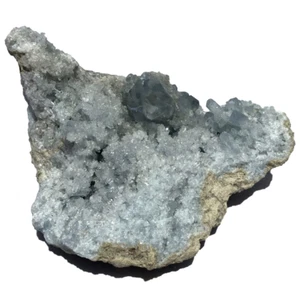 Vivid Sky Blue Celestite Mineral Geode - 6 1/2" - C5 - Picture 1 of 2