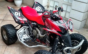 TRX 700XX graphics sticker kit 24 mil racing vinyl for Honda ATV #3333 Red - Picture 1 of 2