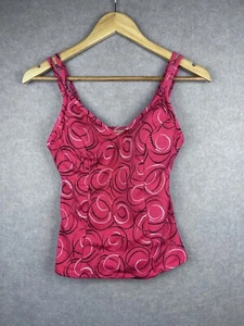 Miraclesuit Tankini Swim Top US 8 UK 10 Built In Bra Pink - Picture 1 of 9