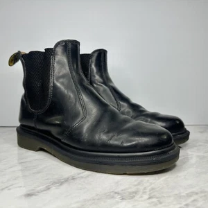 Dr. Martens 2976 Smooth Chelsea Boot Black Leather Round Toe EU38 UK5 US6M - Picture 1 of 17